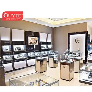 China Luxury Simple Watch Display Cabinet Watch Shop Display Interior Design Counter Watch Store Display Equipment