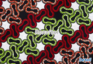 Wax Super Wax Java Tissu 100% coton HF043 - Product Image 5