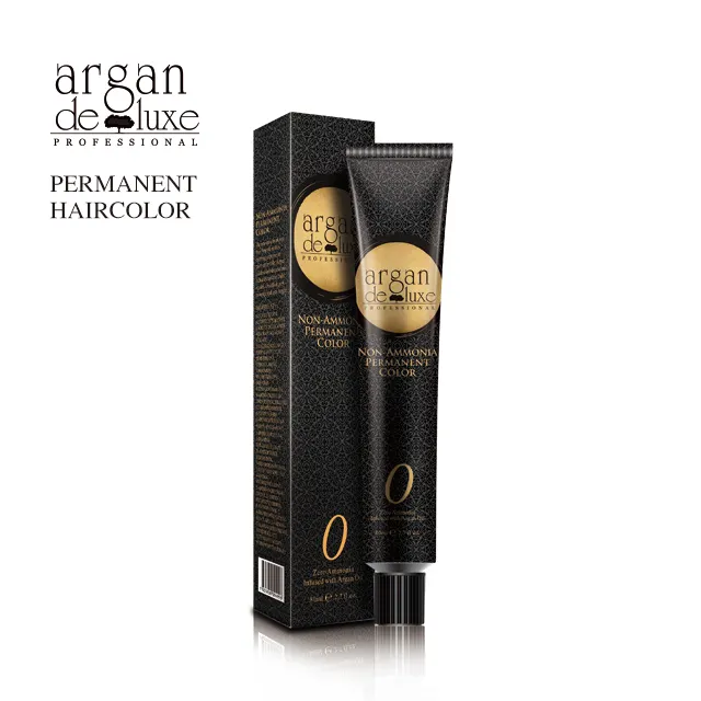 Argan Oil Hair Color Dye for Professional Salon Permanent Hair Color Cream Hair Dye Made in china argan oil