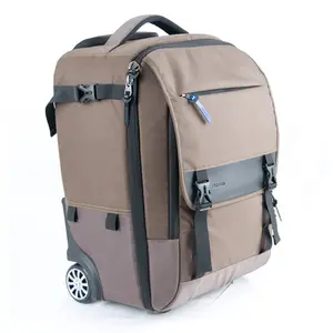 Стильные винтажные сумки на колесиках для профессиональной фотокамеры с карманом для ноутбука GODSPEED