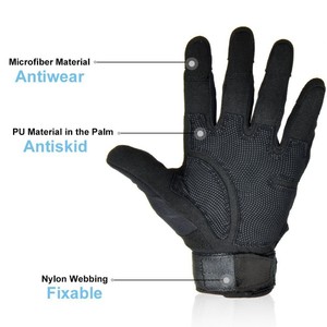 Gants tactiques professionnels à doigts entiers avec protection des articulations, pour moto, cyclisme, équipement de plein air pour hommes - Product Image 2