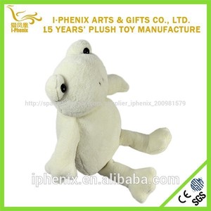 blanco loco <span class=keywords><strong>rana</strong></span> de peluche de juguete - Product Image 1
