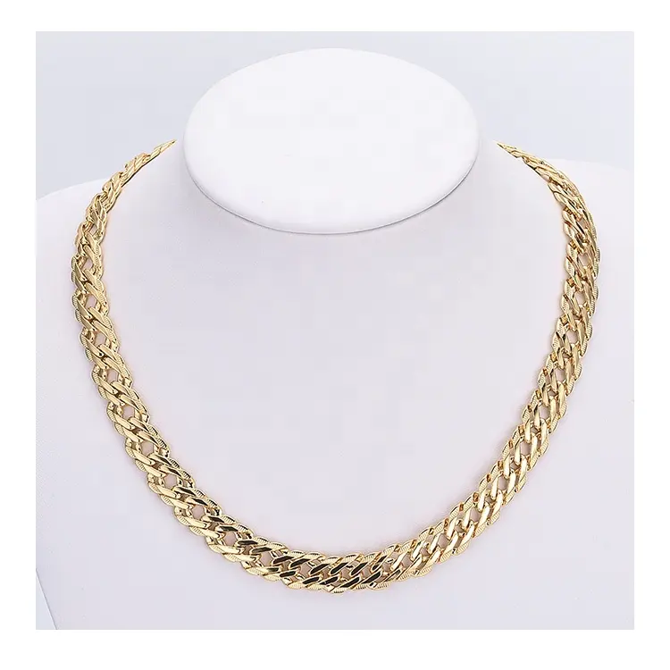 Best Sale Artificial 14 K Necklace 18 K Gold Chain For Men