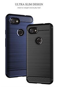 Meilleure vente produits 2019 Intelligent étui arrière de téléphone Portable en fibre de carbone accessoires Pour <span class=keywords><strong>Google</strong></span> <span class=keywords><strong>Pixel</strong></span> <span class=keywords><strong>3A</strong></span> étui de téléphone - Product Image 2