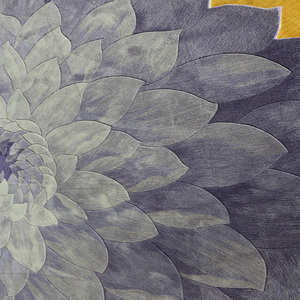 Taglio a mano Trapuntata Mucchio Luce <span class=keywords><strong>Viola</strong></span> a Forma di Fiore coperta di Zona - Product Image 4