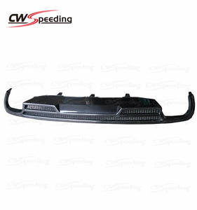 Lame de pare-choc arrière en FIBER de carbone, protection pour AUDI <span class=keywords><strong>A6</strong></span> C7 <span class=keywords><strong>SLINE</strong></span>, 2011 — 2014 - Product Image 2