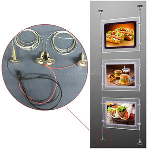 Publicité immobilière Boîtes à lumière LED Affichage de la fenêtre de poche Boîte à lumière mince suspendue - Product Image 3