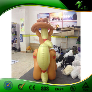 Artículo del Hotsale para el partido, inflable Sexy pelo largo con el sombrero caballo de juguete - Product Image 3