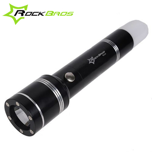 Rockbros aluminium T6 Bike Light Torch Cree Q5 <span class=keywords><strong>lampe</strong></span> <span class=keywords><strong>poche</strong></span> d'urgence sécurité des feux <span class=keywords><strong>de</strong></span> LED vélo Cycle avant / arrière <span class=keywords><strong>lampe</strong></span> - Product Image 2