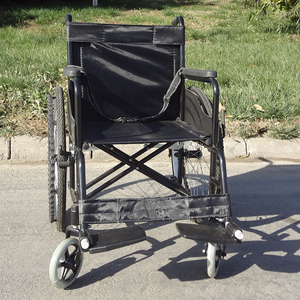 Atención médica respaldo alto pacientes aluminio silla plegable al aire libre - Product Image 2
