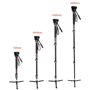 Cayer af34dvh4 chuyên nghiệp Video <span class=keywords><strong>Camera</strong></span> <span class=keywords><strong>Monopod</strong></span> nhôm <span class=keywords><strong>Monopod</strong></span> với <span class=keywords><strong>monopod</strong></span> <span class=keywords><strong>Telescopic</strong></span> chân 4 phần - Product Image 2