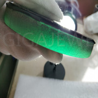 GIGAJEWE Pierre brute de moissanite de couleur verte, en forme de lingot ou de plaquette SiC, pour la fabrication de bijoux