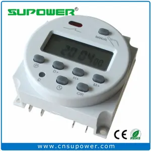 CN101A 220V 110V 12V 24V AC/DC Giornaliero Settimanale Programmabile Timer Digitale