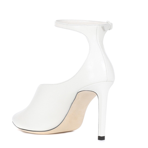 Scarpe <span class=keywords><strong>da</strong></span> Donna con Cinturino alla Caviglia, <span class=keywords><strong>Tacchi</strong></span> Alti Estivi Neri per Abiti <span class=keywords><strong>da</strong></span> Sera, Punta a Spillo, Tomaia Alta, Eleganti Scarpe <span class=keywords><strong>da</strong></span> <span class=keywords><strong>Sposa</strong></span> Bianche con Tacco - Product Image 6