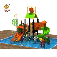 Çocuk havuzu parkı plastik çocuk su kaydırağı ekipmanları açık oyun alanı yüzme havuzu tüp plastik slayt