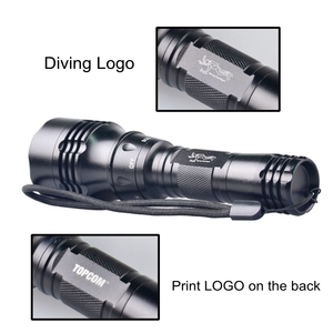 Có thể sạc lại <span class=keywords><strong>T6</strong></span> <span class=keywords><strong>LED</strong></span> Scuba Diving Đèn pin Torch không thấm nước tàu ngầm ánh sáng 100m dưới nước hợp kim nhôm khẩn cấp công nghiệp - Product Image 6