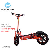 Nouveau modèle de scooter électrique à haute vitesse approuvé CE, 40 km/h, 48V, 12ah, 1500W, pneu tout-terrain