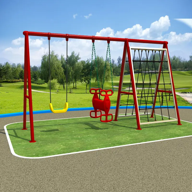 Vendita calda giochi per bambini altalena Set scivolo bambini altalena da giardino all'aperto per parco giochi all'aperto