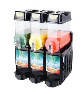 Cixi Corina 3x12L Commerciële Gebruikt Slush Slushie Machine Voor Koop Zwart/Geel/Rood XRJ12LX3