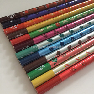 <span class=keywords><strong>Papelería</strong></span> al por mayor muestra libre barato lápiz <span class=keywords><strong>lápices</strong></span> con frutas patrón barril - Product Image 4