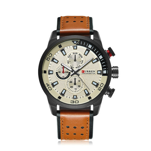 1 Black Case Yellow Dial