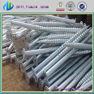 2015 hot venta galvanizado en caliente espárragos perno y tornillo pilas y suelo anclas - Product Image 1