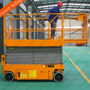 10m Automatic jlg scissor lift hydraulic ladder lift window cleaning sky lift for sale