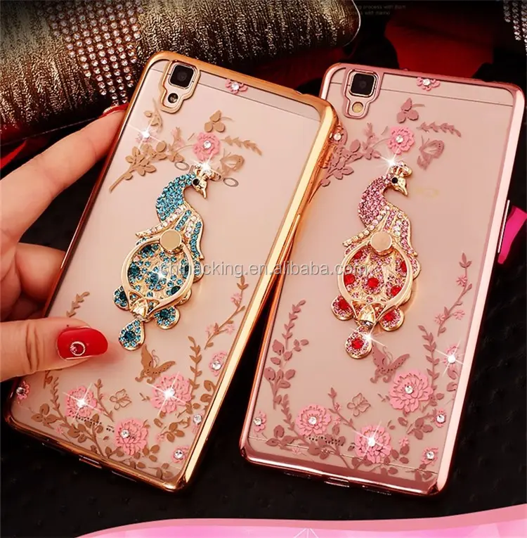 Rhinestone สำหรับ OPPO R9 R9s R7 R7S Plus A59 F1s A53 A51T A57 A39 A37 A35 F1 A33 A31T โทรศัพท์ TPU กรณี