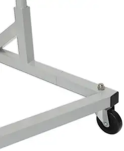 Industrial Grade Z-Base <strong>Clothes</strong> Garment <strong>Rack</strong> Heavy Duty Clothing Rolling <strong>Rack</strong> <strong>on</strong> <strong>Wheels</strong> - Product Image 2