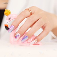 Valentijnsdag ZB Japanse Franse stijl milieuvriendelijke gemengde design glitter gel nagellak sticker groothandel