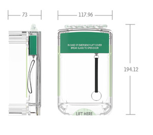 Yangın <span class=keywords><strong>alarm</strong></span> çekme kapakları - Product Image 6