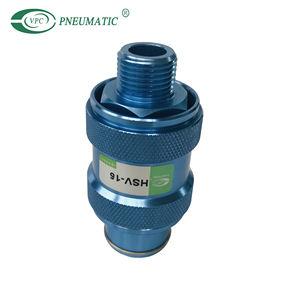 HSV-15 фланец потока регулируемого клапана из алюминия 3/2 Трехходовой Женский Мужской G1/2 "поток воздуха с ручным управлением золотника - Product Image 5