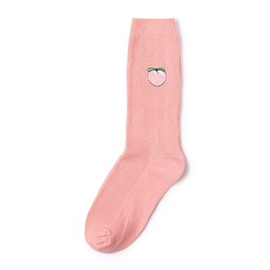 Vente en gros de chaussettes souples en coton avec logo brodé sur mesure pour femmes et filles - Product Image 6