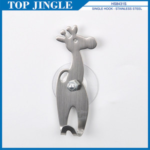ตะขอแขวนเสื้อผ้าทำจากสเตนเลสรูปยีราฟ - Product Image 1