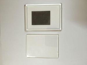Magnete per Frigorifero in Acrilico Trasparente a Forma Rettangolare Personalizzabile <span class=keywords><strong>con</strong></span> Inserto per <span class=keywords><strong>Foto</strong></span>, Cornici Magnetiche per Esposizione - Product Image 4