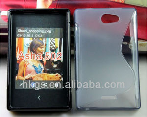 S Linea TPU Cassa Molle Del Gel per Nokia Asha 502 Dual SIM - Product Image 2
