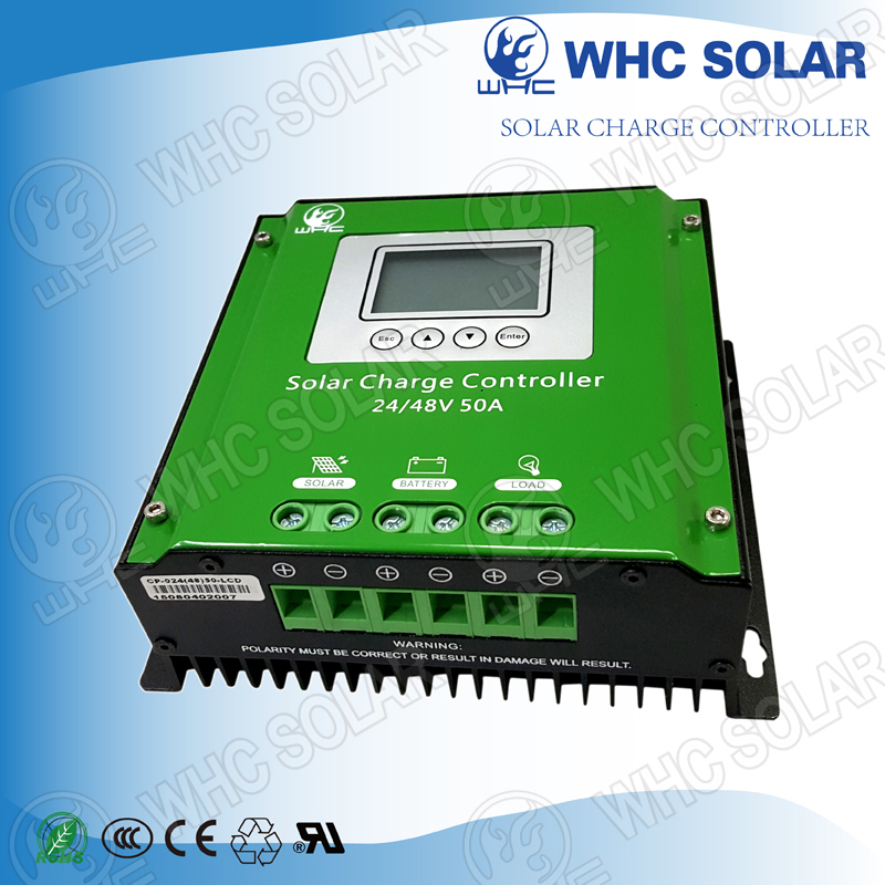 WHC 24 V/48 V 50A Régulateur Solaire Thermique pour Système D'éclairage de Rue