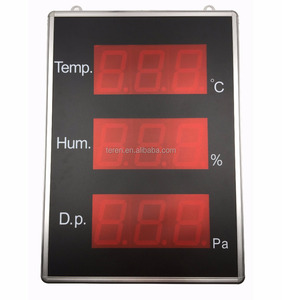 Besar Suhu Kelembaban Tekanan Diferensial LED <span class=keywords><strong>Display</strong></span> 4-20mA/0-10V - Product Image 1