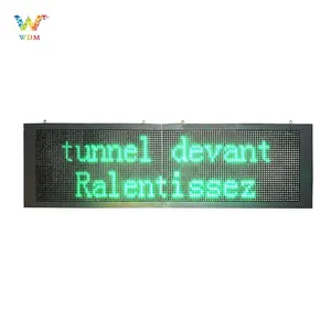 Module LED P10 rouge et vert de haute qualité, affichage Variable du trafic d'information