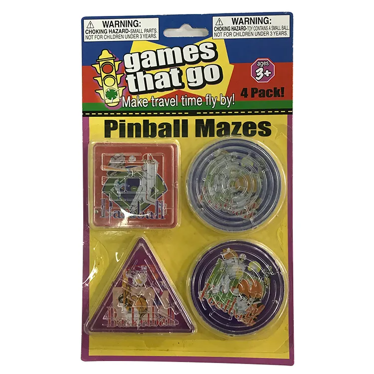 Children Educational Toys Kids Mini Ball Bearing Pinball Handheld Plastic Mazes Game Toys