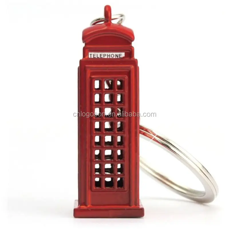 Англия, Лондонский телефонный ящик, брелок для ключей в красном, сделанный на заказ, Лондонский брелок для ключей