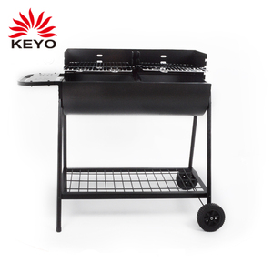 Hot Sale New Design Outdoor Barbecue Heavy Duty Trolley <strong>Barrel</strong> Charcoal <strong>Bbq</strong> <strong>Grill</strong> - Product Image 2