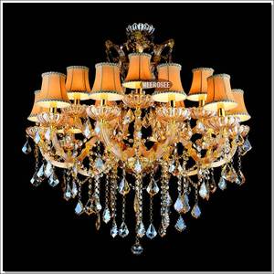 The New Crystal Moderna lámpara colgante Compasivo y Natural Sala Primera MD88062 L10+5 - Product Image 1