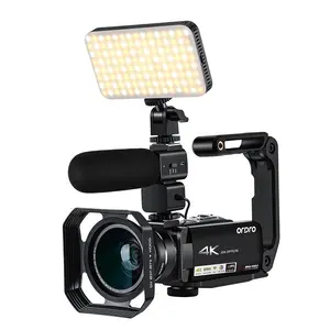 En İyi kalite 4K optik Zoom AC7 Vlog gece görüş canlı akışı profesyonel Video kamera