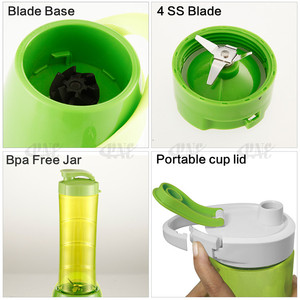 Bpa 免费混合活性无绳电动个人搅拌机摇动旅行盖子 - Product Image 5