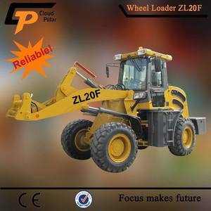 Pemuat roda daya besar Zl20 dengan Snowblower garpu pengangkat lampiran untuk roda pemuat digunakan roda kompak pemuat untuk dijual - Product Image 5