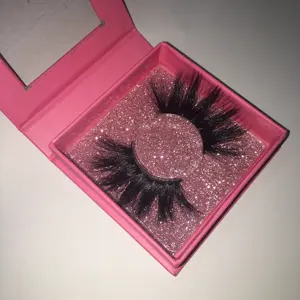 Pink square lash box mink lashes /eyelashes