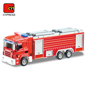 Modellino <span class=keywords><strong>di</strong></span> <span class=keywords><strong>Camion</strong></span> <span class=keywords><strong>dei</strong></span> <span class=keywords><strong>Pompieri</strong></span> in Metallo Pressofuso, Veicolo Giocattolo per Bambini - Product Image 3