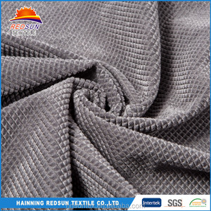 Plaine couleur Tricotage chaîne Tricot Extensible Tie Dye <span class=keywords><strong>Canapé</strong></span> <span class=keywords><strong>Tissu</strong></span> De Velours - Product Image 2