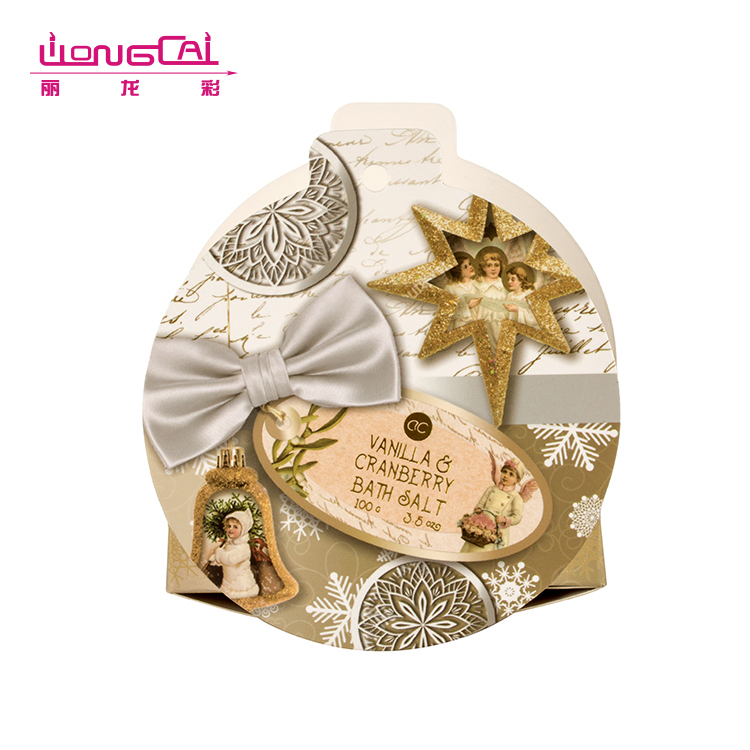 Pliage impression offset boîte de bonbons en papier cadeau de noël pour enfants